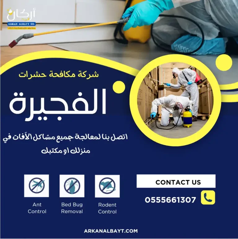 شركة مكافحة حشرات في الفجيرة