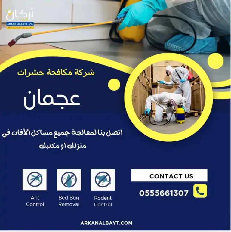 شركة مكافحة حشرات في عجمان
