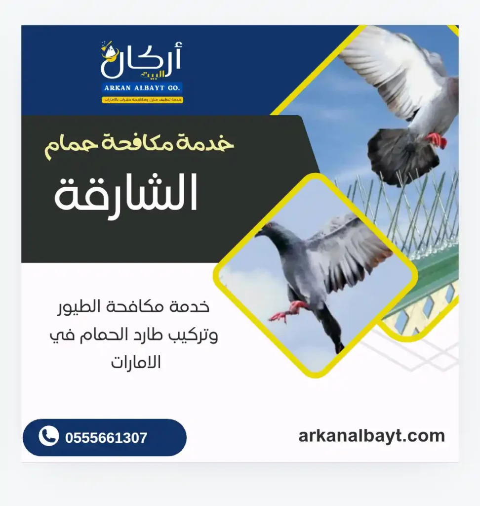شركة مكافحة حمام في الشارقة